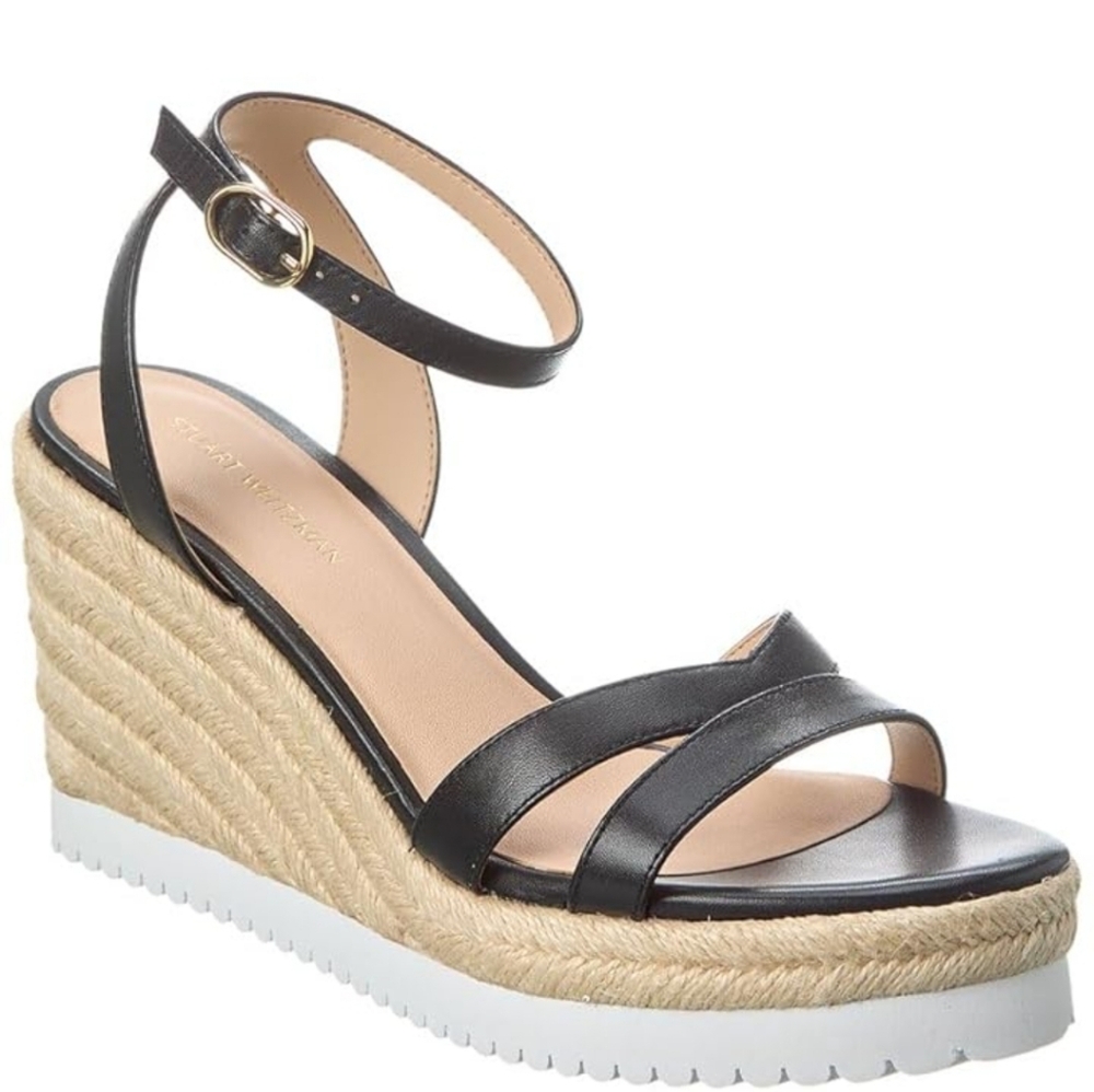 Stuart Weitzman Catlina Espadrille Wedge Heel Size 40.5 NWT - Picture 2 of 12